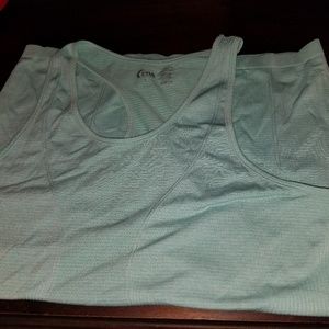 Zyia L Copper Charged Tank  in turquoise